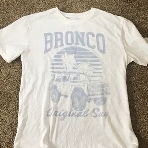 Ford Official kids Licensed White T-Shirt size M (8) Bronco